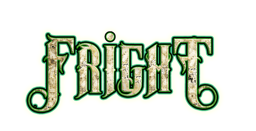FRIGHT word mark on transparent background